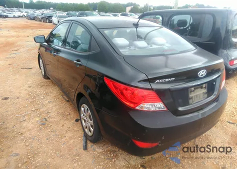 2012 Hyundai Accent Gls/Gs из США, поврежденный, VIN KMHCT4AE6CU143372